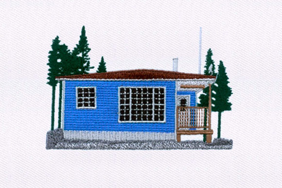 Beach Cabin: A Charming Addition for Holiday Embroidery