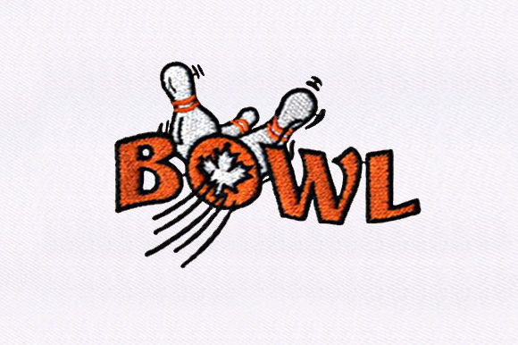 Bowling Team: A Versatile Embroidery Design for Apparel