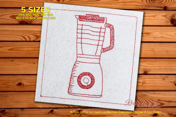 Charming Blender Kitchenware Lineart Design