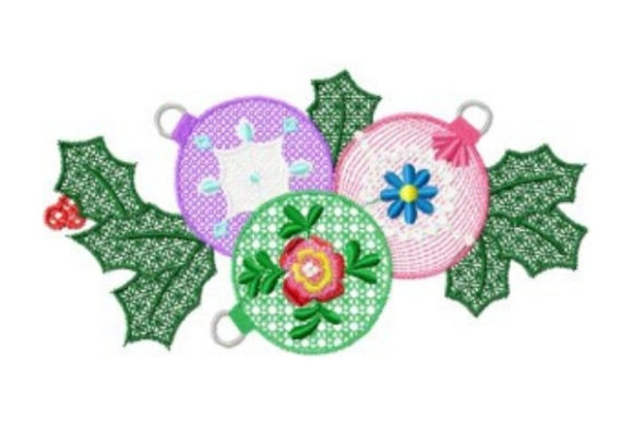 Christmas Baubles: A Festive Embroidery Design Review