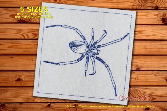 Common House Spiders Redwork: A Charming Addition