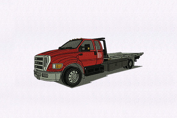 Domestic Truck: A Versatile Embroidery Design for Holiday Creations