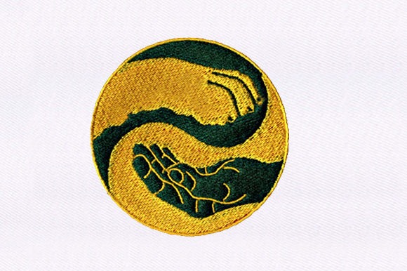 Man and Animal Logo Design: A Versatile Holiday Embroidery