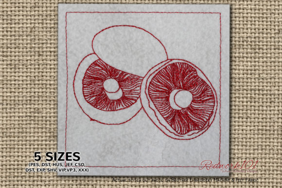 Portobello Mushroom: A Versatile Embroidery Design