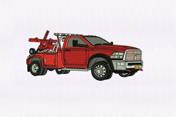 Red Pickup Truck: A Standout for Boutique Apparel
