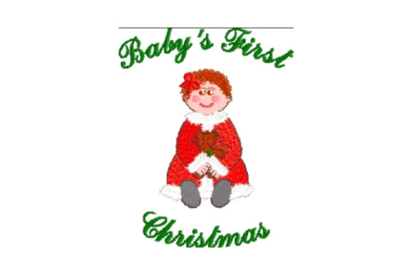 Review: Baby Mrs First Christmas Embroidery Design