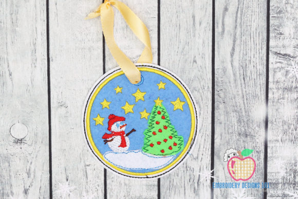 Review: Snowman with Christmas Tree ITH Ornament