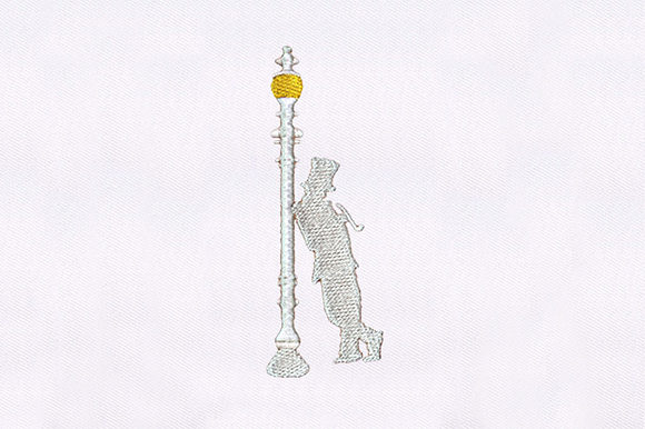 Top Hat Man Silhouette: A Stylish Embroidery Design
