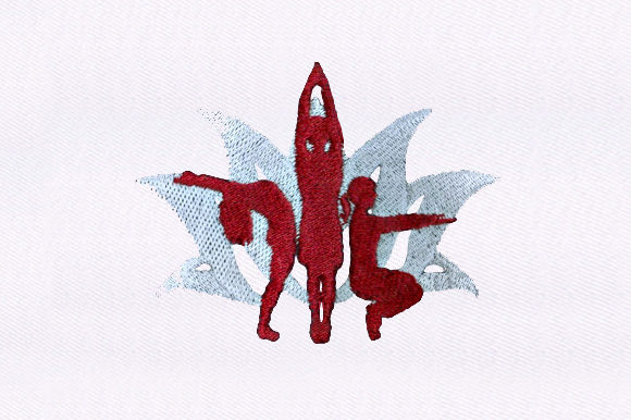 Yoga Girls: A Fresh Embroidery Design for Merch